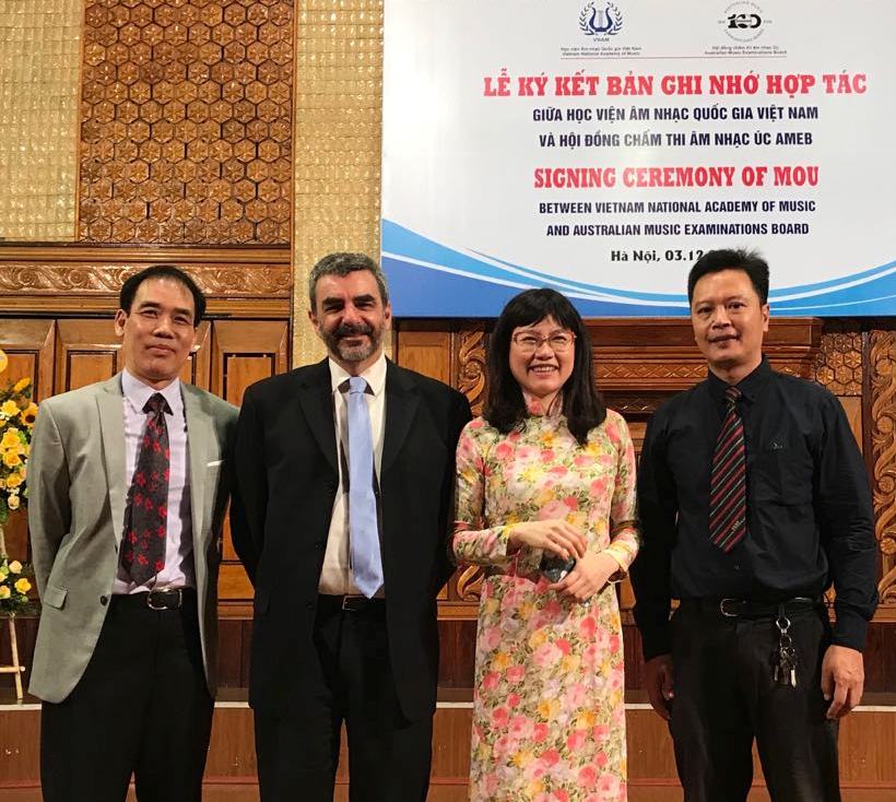 AMEB, Australia’s leading provider of examinations for music now in Hanoi, Vietnam. AMEB at Hanoi Musicland School of Music.